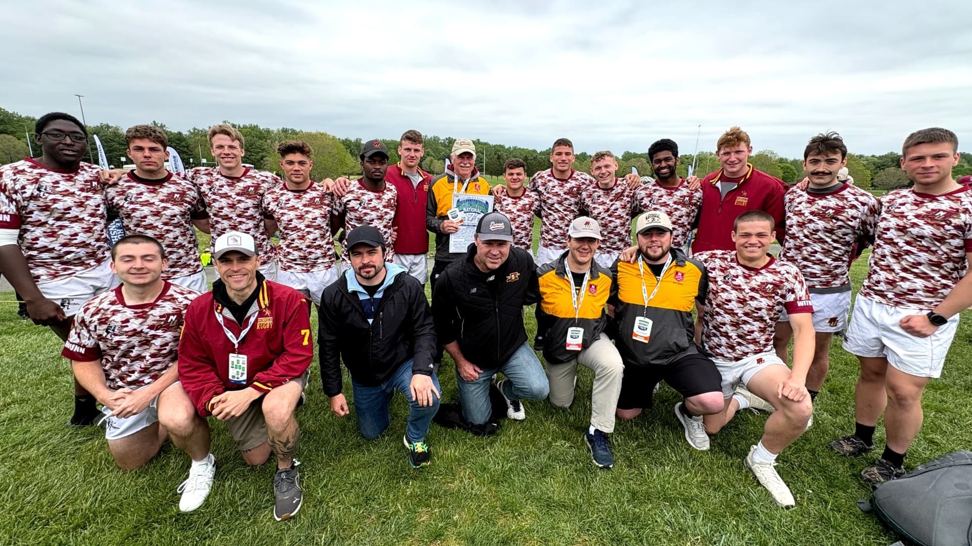 Norwich men’s rugby 2026 CRC 7s team in match kit
